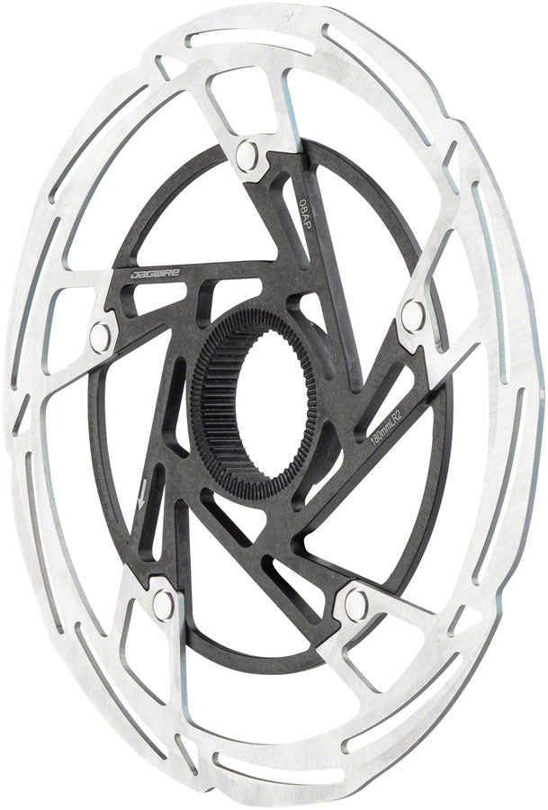 Load image into Gallery viewer, Jagwire Pro LR2 Disc Brake Rotor - 160mm Center Lock Silver/Black
