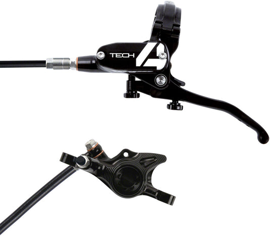 Hope Tech 4 X2 Disc Brake and Lever Set - Rear Hydraulic Post Mount Black
