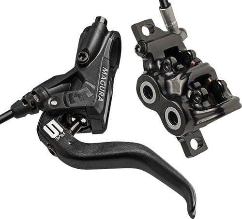 Magura MT5 Disc Brake and Lever - Front or Rear Hydraulic Post Mount Black