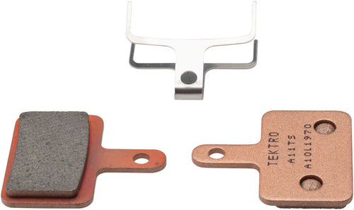 Tektro A11TS Disc Brake Pad - Sintered Steel Backed For Use With 2-Piston Calipers