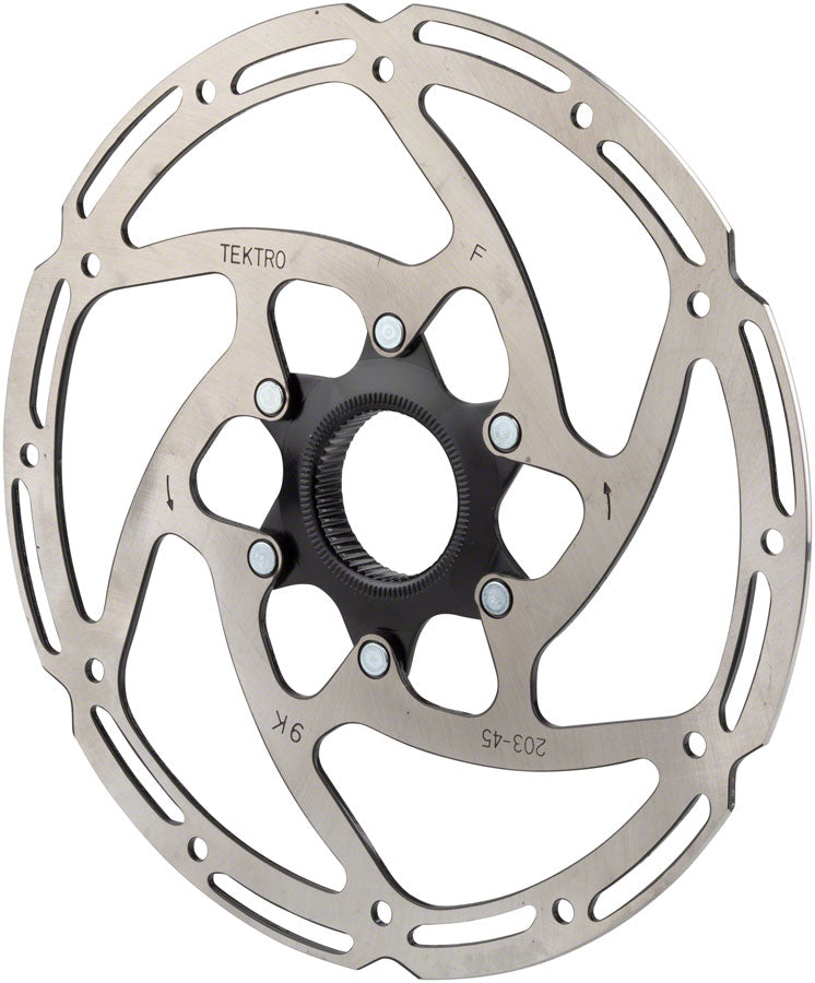 Load image into Gallery viewer, Tektro TR160-45 Disc Brake Rotor - 160mm Center-Lock 2.3mm Thickness Silver
