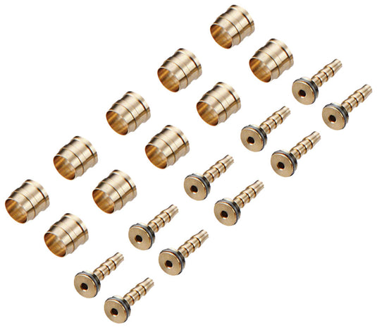 TRP Hydraulic Hose Kit - For 5.5mm Compression Ferrules Brass Inserts O-Rings 10/Each