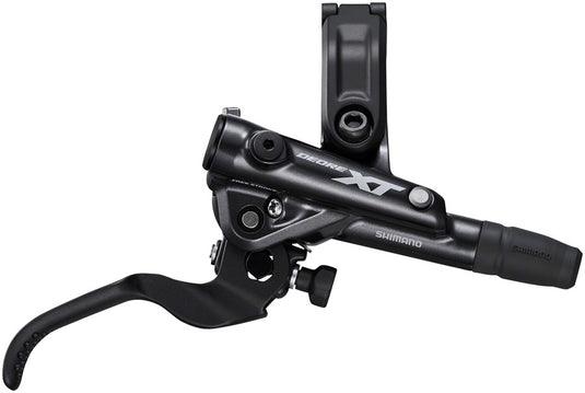 Shimano Deore XT BL-M8100/BR-M8100 Disc Brake Lever - Rear Hydraulic Post Mount 2-Piston Finned Pads I-SPEC EV Clamp Band BLK