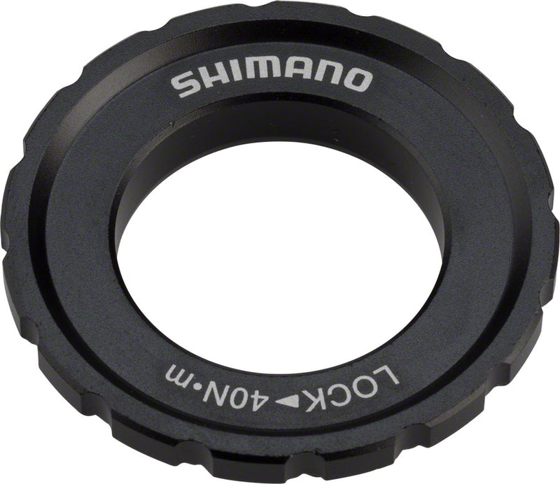 Load image into Gallery viewer, Shimano XT M8010 Outer Serration Centerlock Disc Rotor Lockring use 12/15/20mm Axle Hubs
