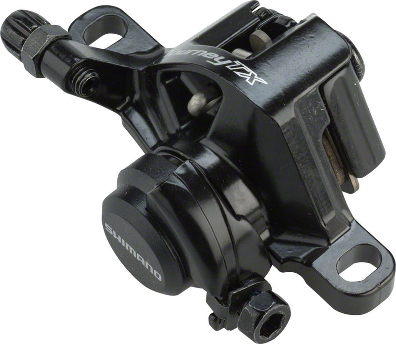 Load image into Gallery viewer, Shimano Tourney BR-TX805 Disc Brake Caliper with Resin Pads Front or Rear
