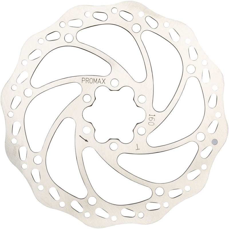 Load image into Gallery viewer, Promax Sport S1 Disc Brake Rotor - 160mm 6-Bolt Silver
