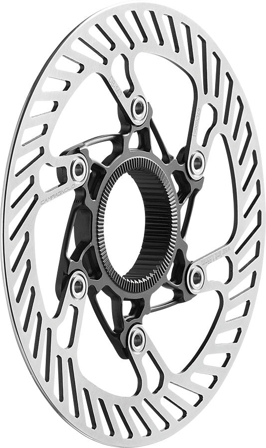 Load image into Gallery viewer, Campagnolo 03 Disc Brake Rotor - 140mm Center Lock Silver/Black
