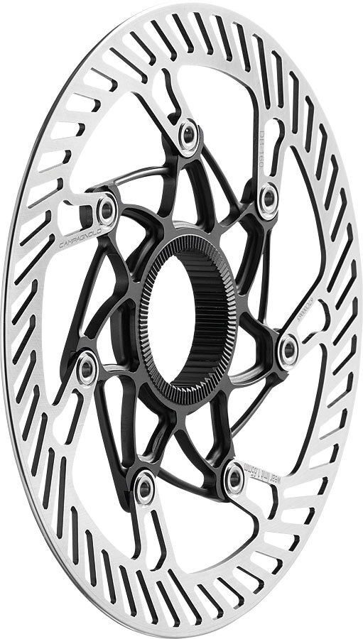 Load image into Gallery viewer, Campagnolo 03 Disc Brake Rotor - 160mm Center Lock Silver/Black
