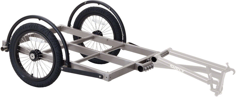 Load image into Gallery viewer, Surly Ted Trailer: Short Bed 16&quot; Wheels Gray
