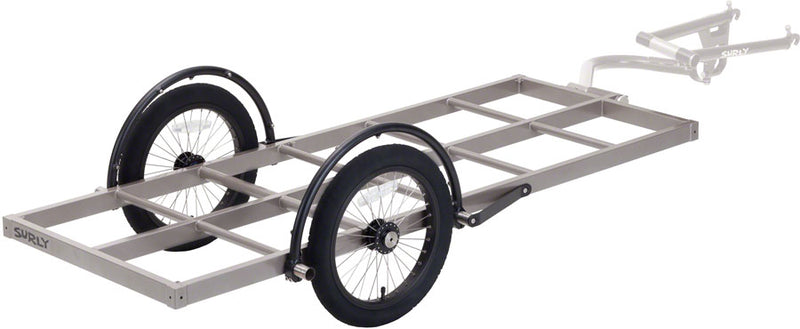 Load image into Gallery viewer, Surly Bill Trailer: Long Bed 16&quot; Wheels Gray
