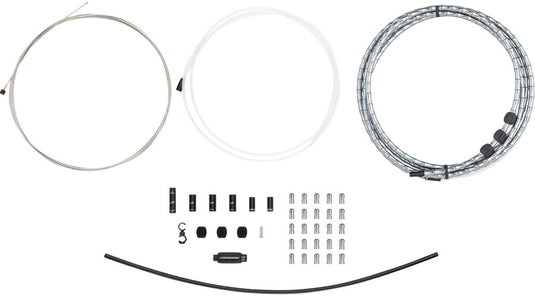 Jagwire 1x Elite Link Shift Cable Kit SRAM/Shimano Polished Ultra-Slick Cable Ltd. Gray