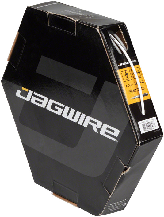 Jagwire 4mm Sport Derailleur Housing Slick-Lube Liner 50M File Box White