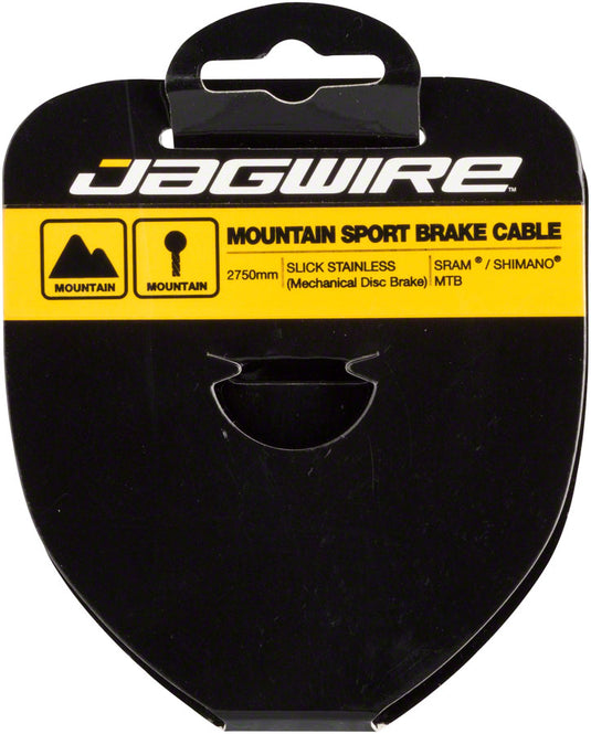 Jagwire Sport Brake Cable Slick Stainless 1.5x2750mm SRAM/Shimano Mountain Tandem