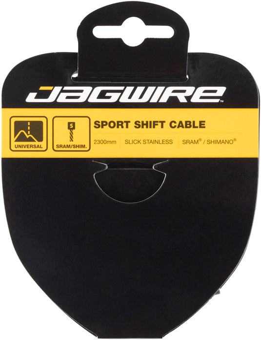 Jagwire Sport Shift Cable - 1.1 x 2300mm Slick Stainless Steel