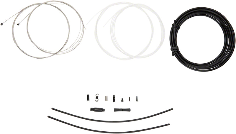 Load image into Gallery viewer, Jagwire Elite Sealed Shift Cable Kit - SRAM/Shimano Ultra-Slick Uncoated Cables BLK
