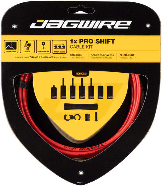 Jagwire 1x Pro Shift Kit Road/Mountain SRAM/Shimano Red