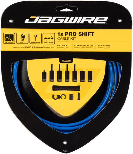 Jagwire 1x Pro Shift Kit Road/Mountain SRAM/Shimano SID Blue