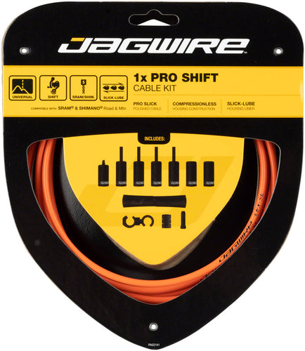 Jagwire 1x Pro Shift Kit Road/Mountain SRAM/Shimano Orange