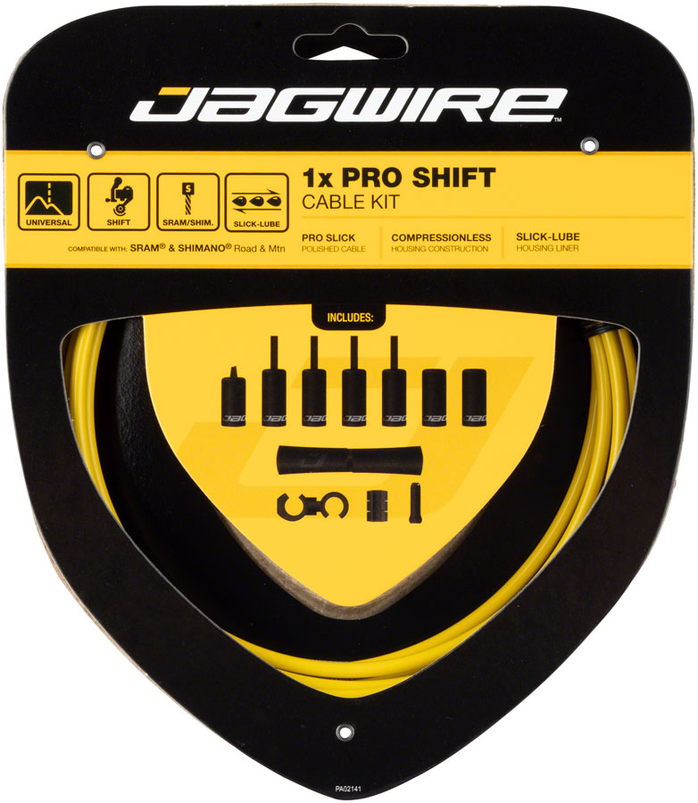 Load image into Gallery viewer, Jagwire 1x Pro Shift Kit Road/Mountain SRAM/Shimano Yellow
