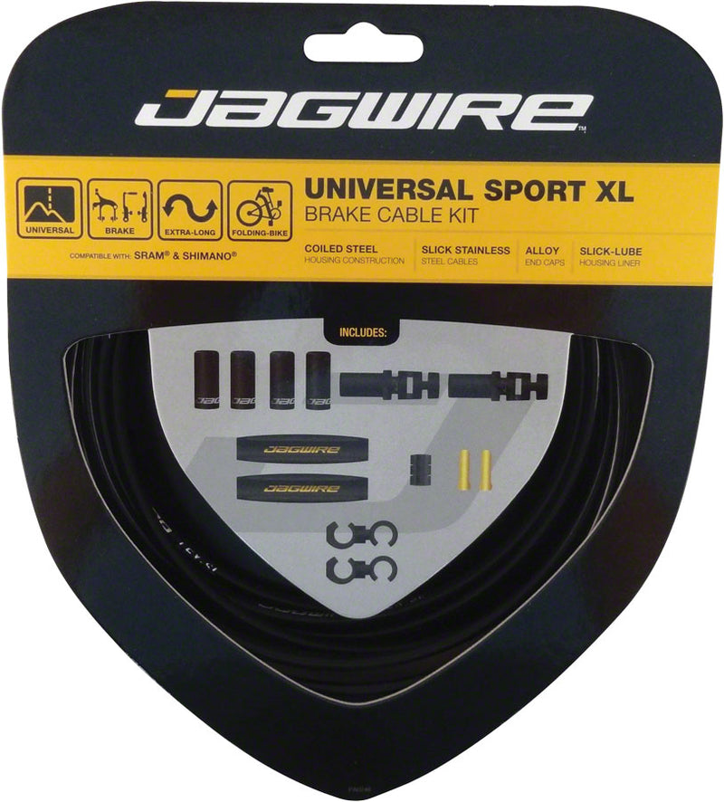 Load image into Gallery viewer, Jagwire Universal Sport Brake XL Kit Black
