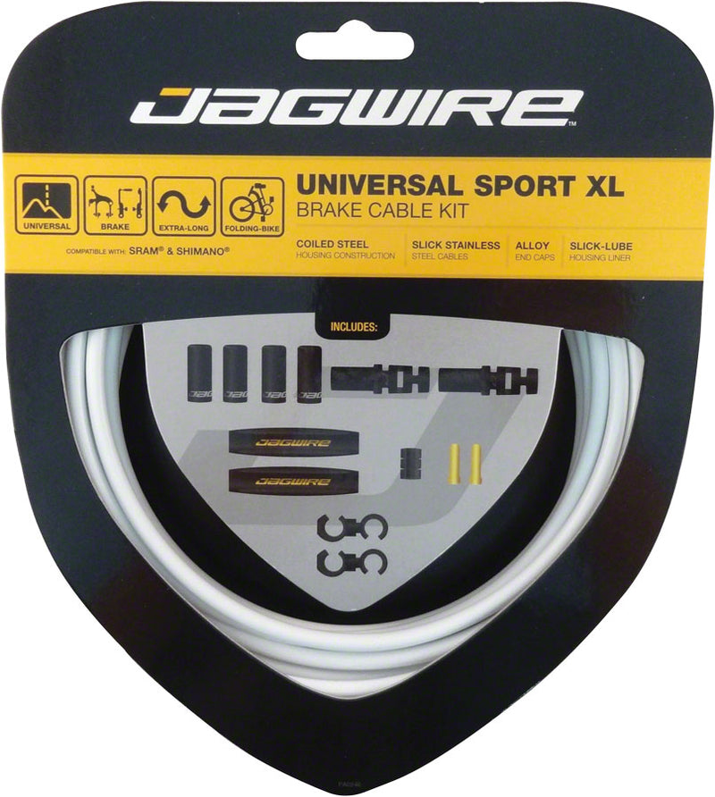 Load image into Gallery viewer, Jagwire Universal Sport Brake XL Kit White
