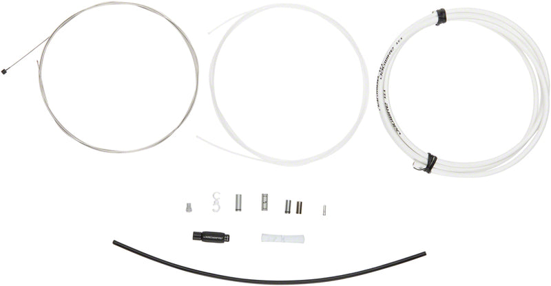 Load image into Gallery viewer, Jagwire 1x Elite Sealed Shift Cable Kit - SRAM/Shimano Polished Ultra-Slick Cables White

