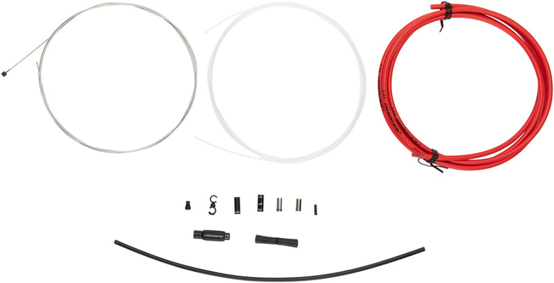 Load image into Gallery viewer, Jagwire 1x Elite Sealed Shift Cable Kit - SRAM/Shimano Polished Ultra-Slick Cables Red
