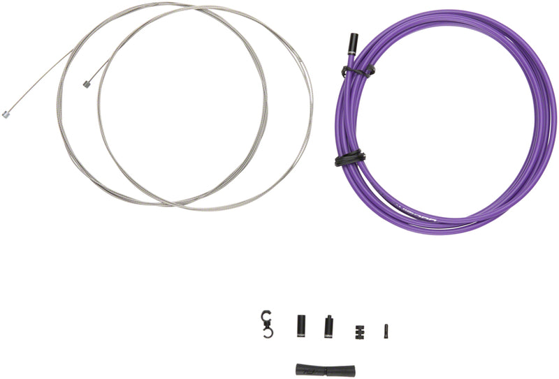 Load image into Gallery viewer, Jagwire 2x Sport Shift Cable Kit SRAM/Shimano Purple
