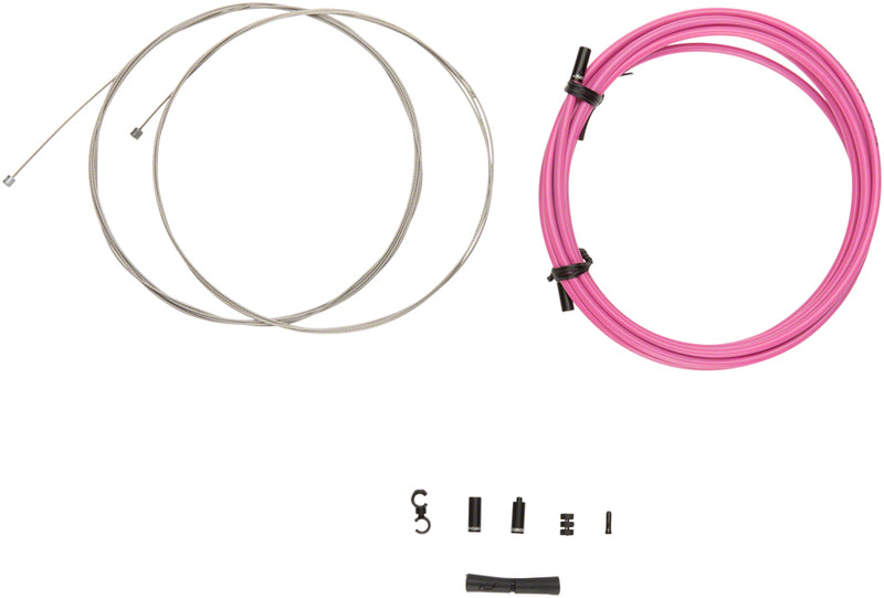Load image into Gallery viewer, Jagwire 2x Sport Shift Cable Kit SRAM/Shimano Pink

