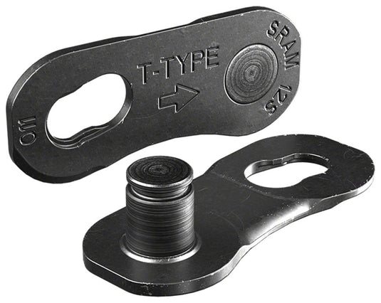 SRAM Eagle T-Type PowerLock Flattop Connector Link - 12-Speed For Eagle T-Type Flattop Chain Only BLK 50  Pack