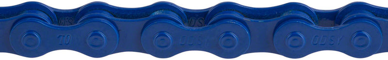 Load image into Gallery viewer, Odyssey Bluebird Chain - Single Speed 1/2&quot; x 1/8&quot; 112 Links Blue
