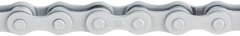 Load image into Gallery viewer, Odyssey Bluebird Chain - Single Speed 1/2&quot; x 1/8&quot; 112 Links White
