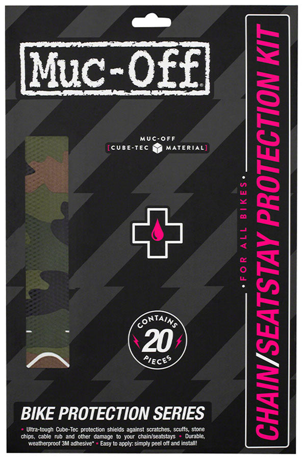 Load image into Gallery viewer, Muc-Off Chainstay/Seatstay Protection Kit - 20-Piece Kit Camo
