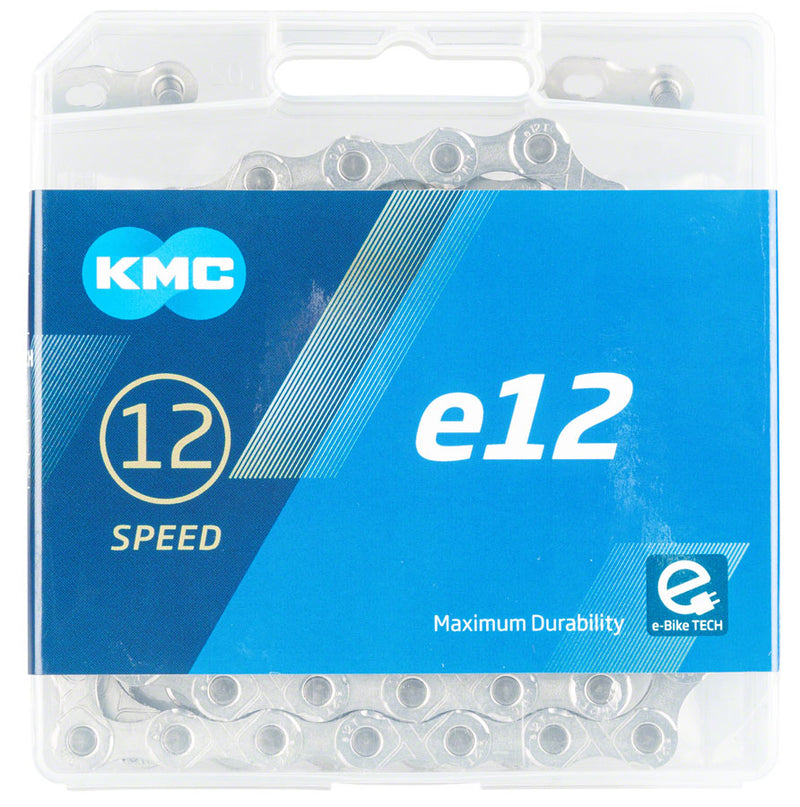 Load image into Gallery viewer, KMC e12 Chain - 12-Speed 136 Links Silver
