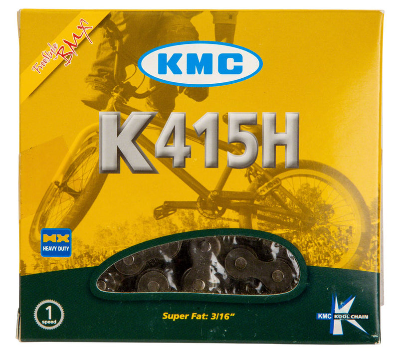 Load image into Gallery viewer, KMC 415H Chain - Single Speed 1/2&quot; x 3/16&quot; 98 Links Black
