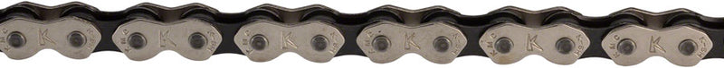 Load image into Gallery viewer, KMC K1 Kool Wide Chain - Single Speed 1/2&quot; x 1/8&quot; 112 Links Silver/Black
