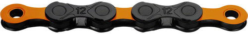 KMC DLC 12 Chain - 12-Speed 126 Links Black/Orange