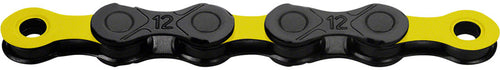 KMC DLC 12 Chain - 12-Speed 126 Links Black/Yellow