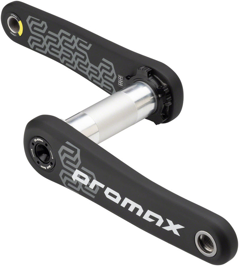 Load image into Gallery viewer, Promax CK-1 Carbon Crankset - 175mm  2-PC Direct Mount SRAM 3-Bolt 30mm Spindle BLK
