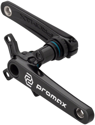 Promax CF-2 Crankset - 165mm 24mm Spindle 2-Piece 68mm English BB Included BLK