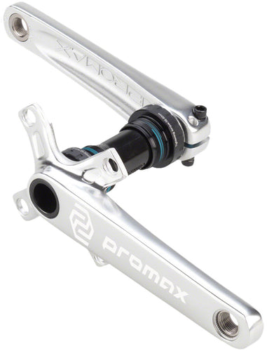 Promax CF-2 Crankset - 170mm 24mm Spindle 2-Piece 68mm English BB Included Silver