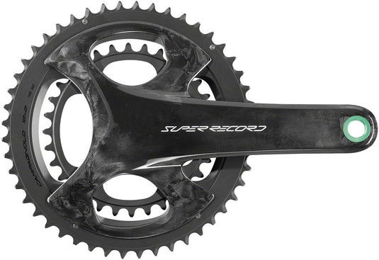Campagnolo Super Record Wireless Crankset - 170mm 12-Speed 50/34t Campy 121/88 Asym BCD Ultra Torque Spindle Carbon