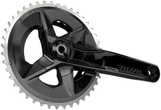 SRAM Rival AXS Wide Crankset - 160mm 12-Speed 43/30t 94 BCD DUB Spindle Interface BLK