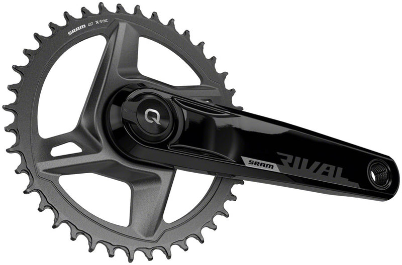 Load image into Gallery viewer, SRAM Rival 1 AXS Wide Power Meter Crankset - 165mm 12-Speed 40t 8-Bolt Direct Mount DUB Spindle Interface BLK D1
