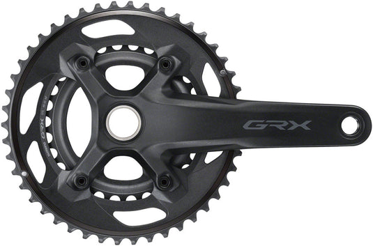 Shimano GRX FC-RX610-2 Crankset - 172.5mm 12-Speed 46/30t 110/80 BCD Hollowtech II Spindle Interface BLK