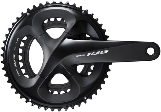 Shimano 105 FC-R7000 Crankset - 172.5mm 11-Speed W/O Rings 110 BCD Hollowtech Crank Arms Hollowtech II Spindle Interface BLK