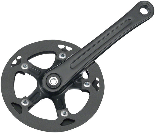 Samox AF22 Crankset - 170mm 10-Speed 40t 110 BCD JIS Square Taper Spindle Interface Spindle Bolts Sold Separate BLK