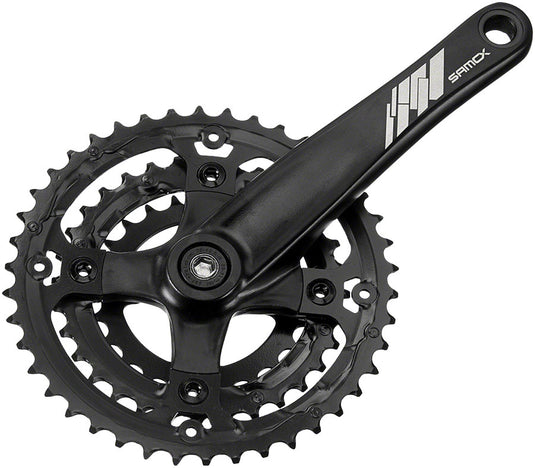 Samox AF26 Crankset - 152mm 10-Speed 44/32/22t 104/64 BCD JIS Square Taper Spindle Interface Spindle Bolts Sold Separate BLK