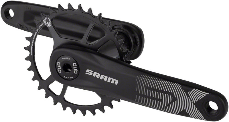 Load image into Gallery viewer, SRAM SX Eagle Boost Crankset - 165mm 12-Speed 32t Direct Mount DUB Spindle Interface BLK A1
