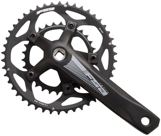 Full Speed Ahead Tempo Adventure Crankset - 170mm 10/11-Speed 46/30t 110/80 BCD Square Taper JIS Spindle Interface BLK